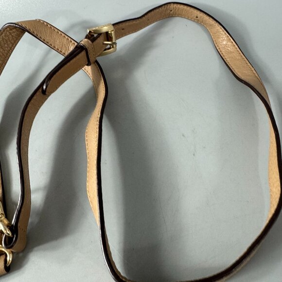 Michael Kors Tan Leather Adjustable Strap - Picture 3 of 9